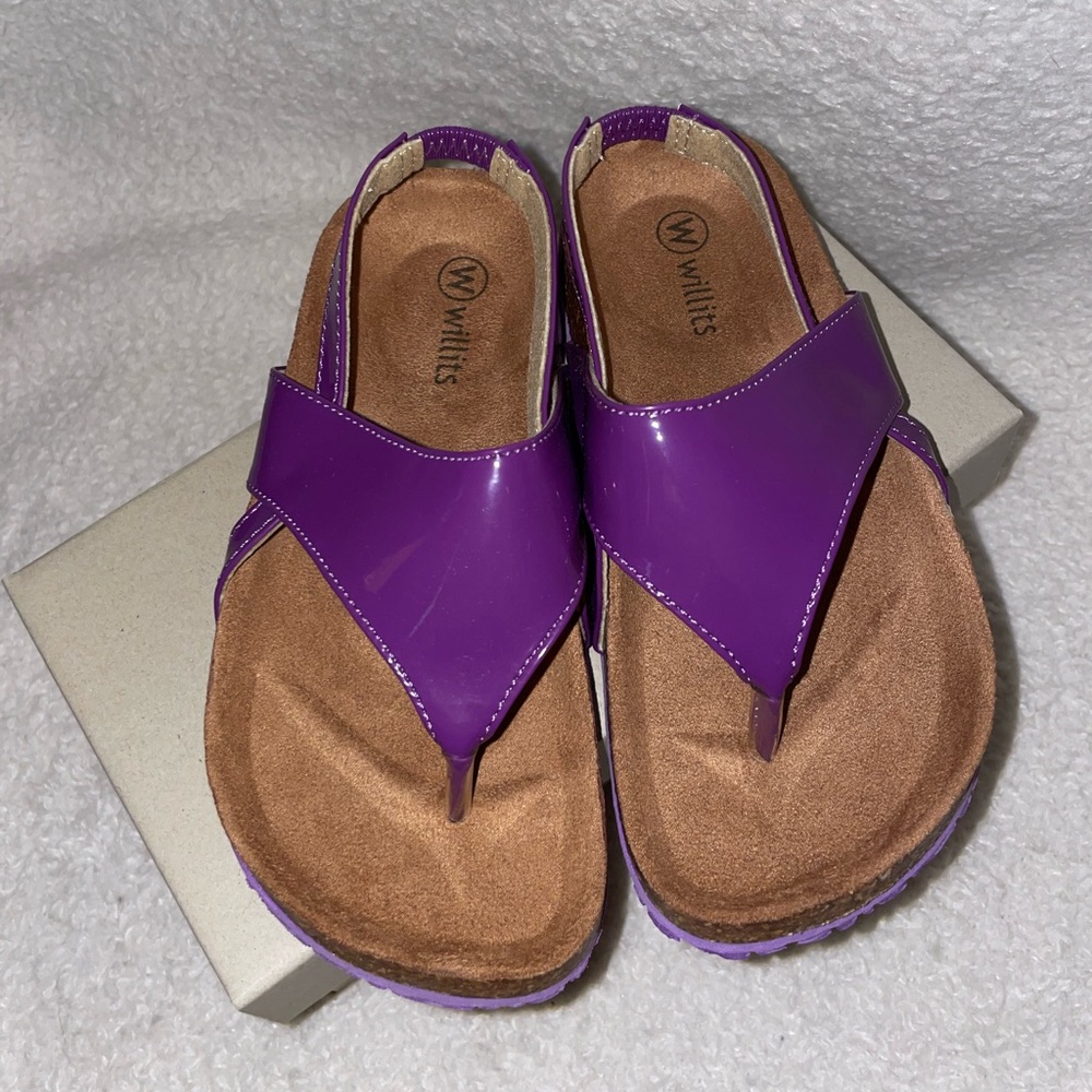 NIB Willits Grape Purple Girls Bristol Sandals Girls Size 12